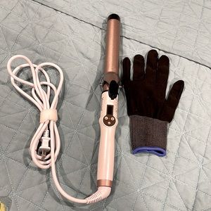 Hoson 1 1/2 Inch Curling Iron Large Barrel, 1.5 Long Barrel